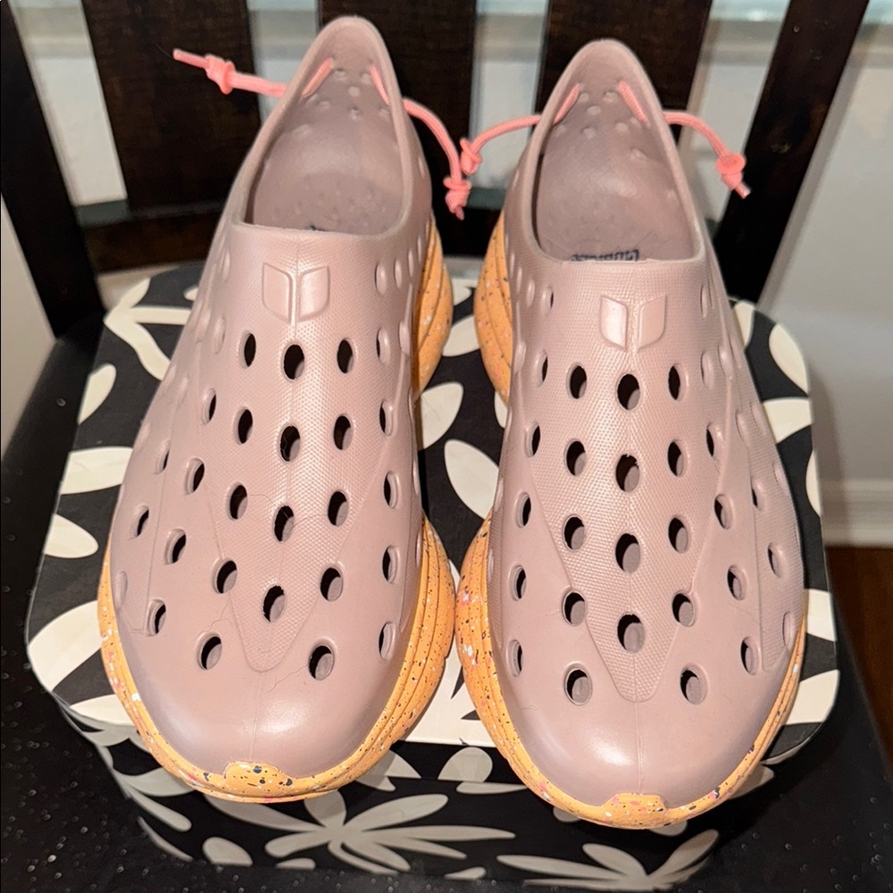 Stylish Pink and Orange Women's Sandals